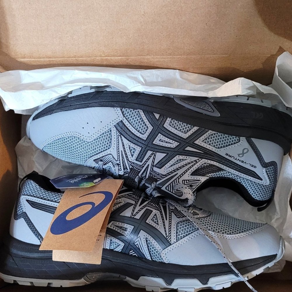 Asics Men's Gel-Venture 8 Running Shoes, 8.5, Sheet Rock/Carrier Grey